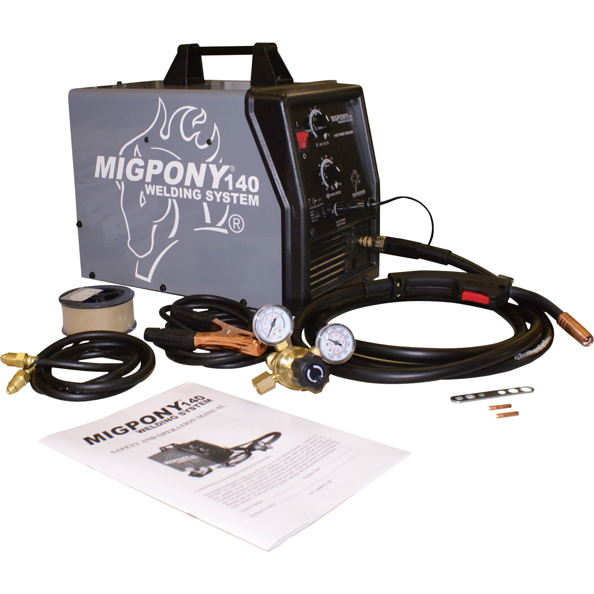 Thoroughbred MIGPONY 140 Flux-Core/MIG Welder — 115V, 90 Amp, Model# TB-MP140